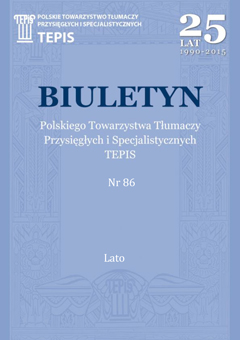 Biuletyn nr 86, 2017 TEPIS Biuletyn 86
